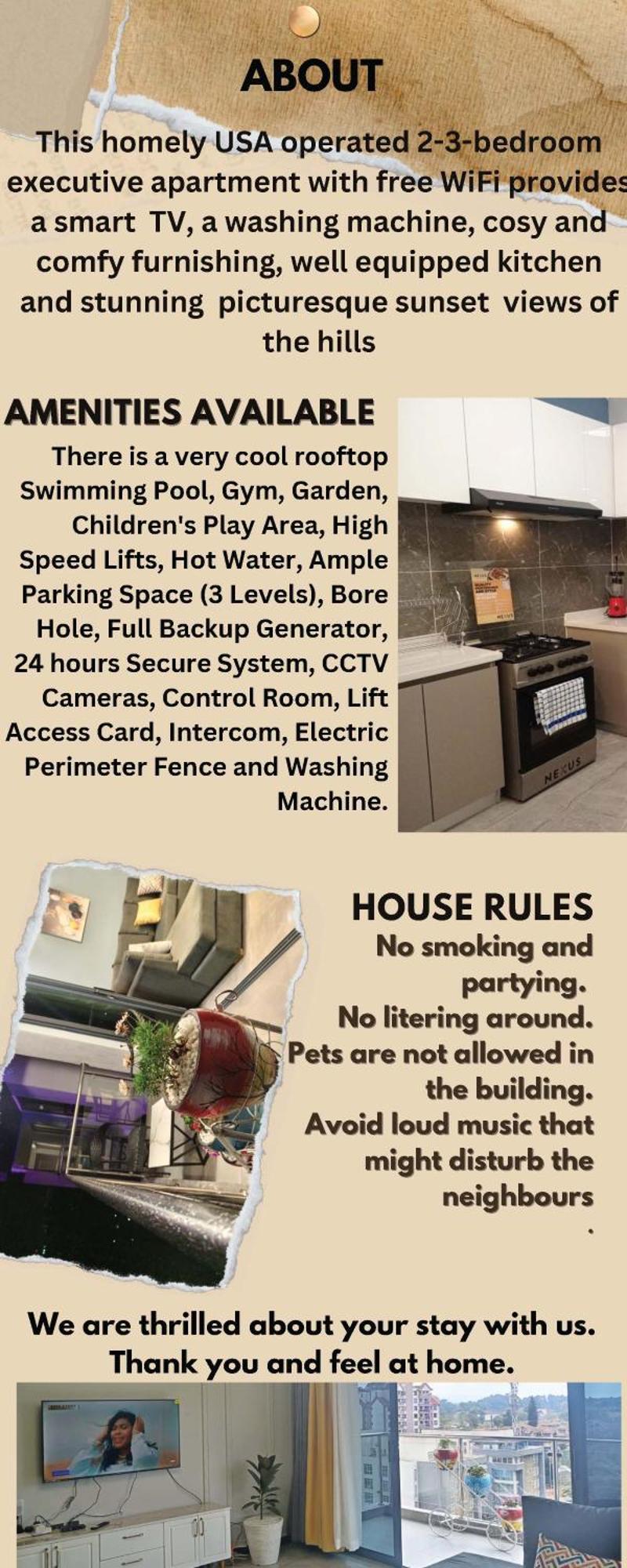 Stayrest Safari Tours New 3 Bedroom Apartments In Kilimani Nairobi With Rooftop Pool Екстер'єр фото